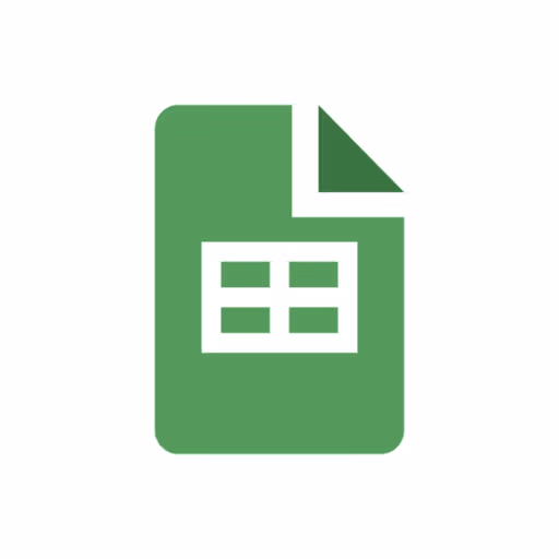 Icono de Hojas de cálculo de Google